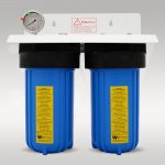 Twin wholehouse Water Filter housings 10