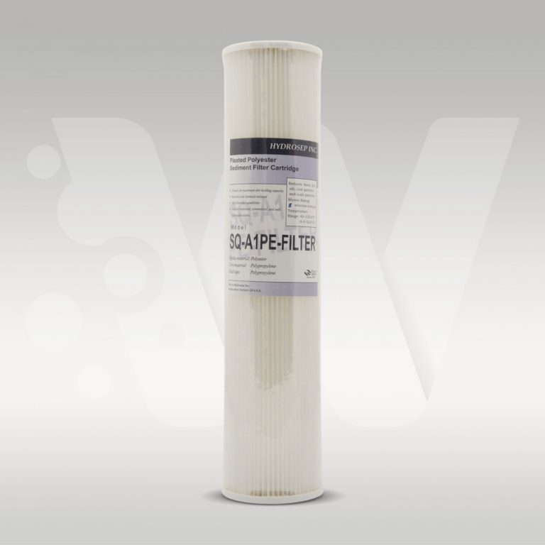 Pleated Washable 20 micron Sediment Water Filter 4.5" x 20"