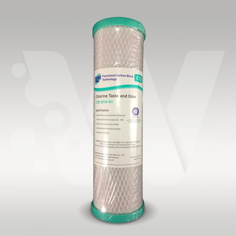 Coconut Carbon Block Filter 10” x 2.5” 5 Micron