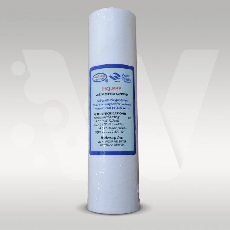 Melt Blown Poly Spun Sediment Filter 10" X 2.5" 10 Micron