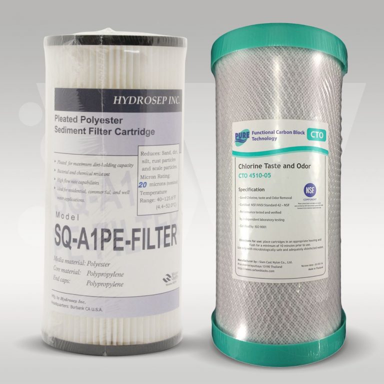 PFAS Reduction WholeHouse Water Filter Kit on Stainless Steel Bracket 10” x 4.5” - Image 2