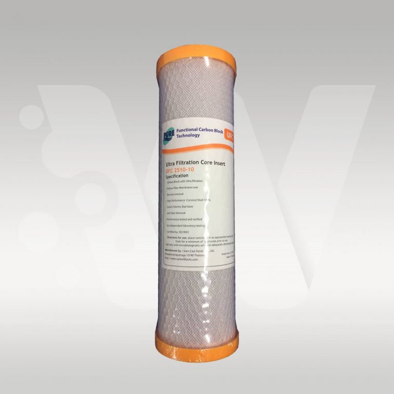 Bacteria Removal Ultra Fine Hollow Fibre Carbon Water Filter 10" x 2.5" For Undersink &  Systems