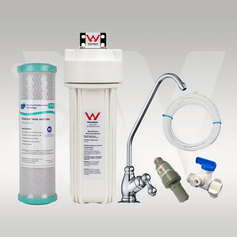 Single Undersink Water Filter System - Suitable For Chlorine Removal From Town Water