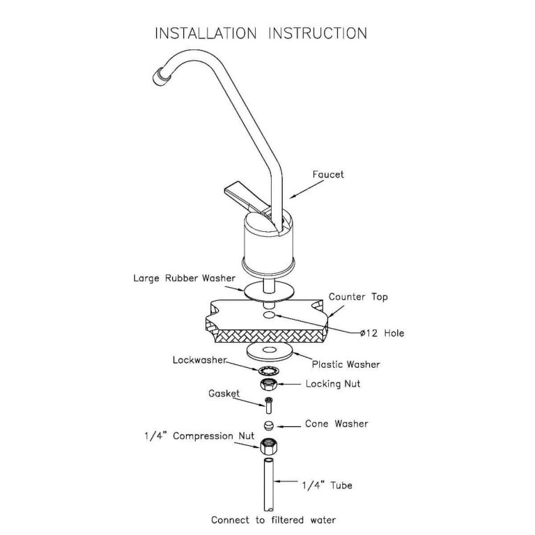 Faucet Tap Made From Solid Brass - A Safe Drinking Water Tap - Image 3