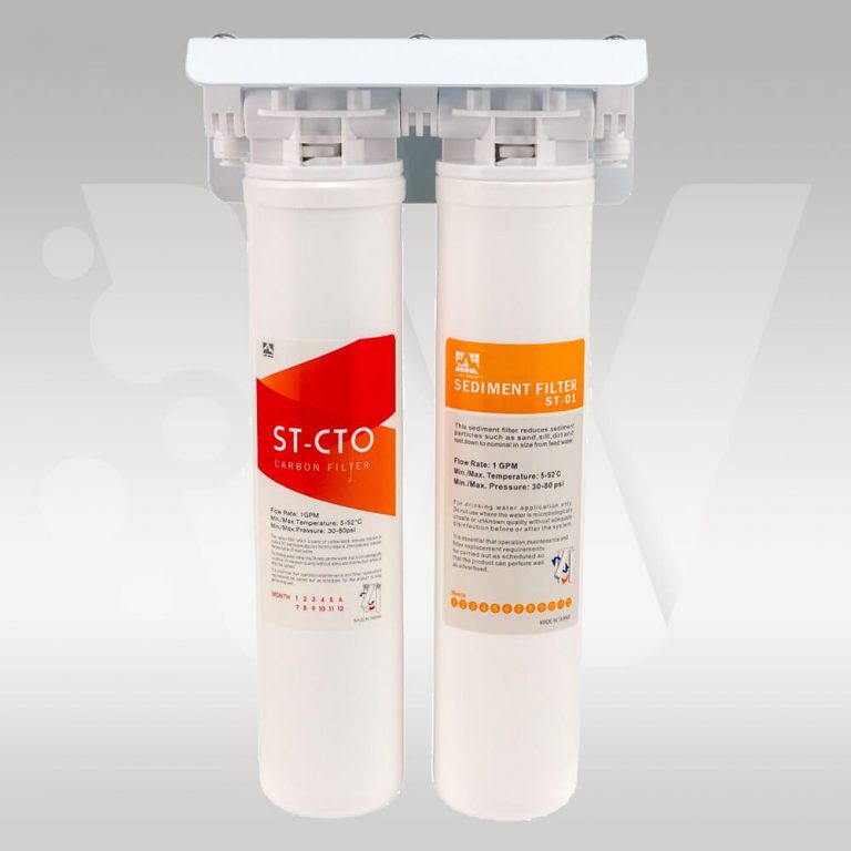 Twin Quick Change Twist Fit Undersink Water Filter System - WaterMark Certified