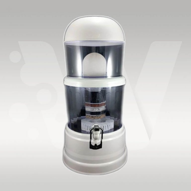 12L Bench Top Gravity Water Purifier - 6 Stage Water Treatment