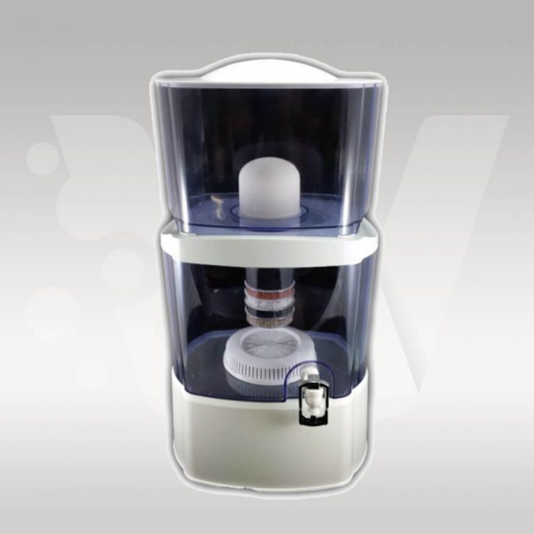 24L Bench Top Gravity Water Purifier - 6 Stage Water Treatment