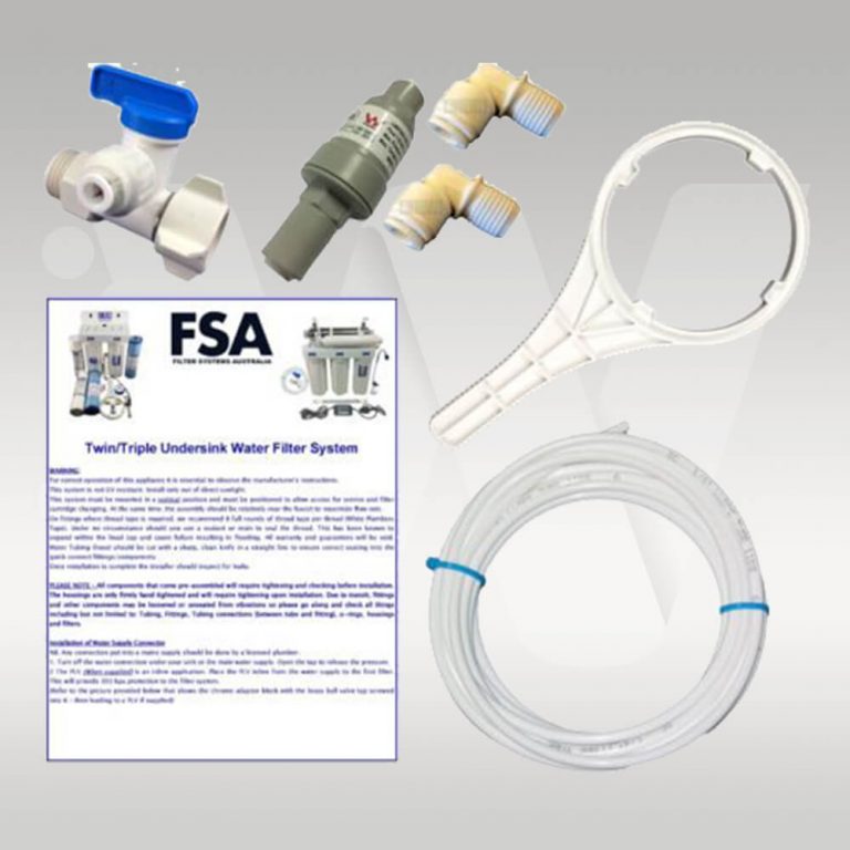 Fitting Kit & Installation Instructions For Single, Twin and Triple Undersink Water Filter Systems