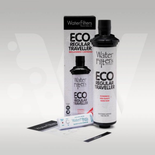 HiFlow Eco Regular Traveller replacement water filter cartridge.