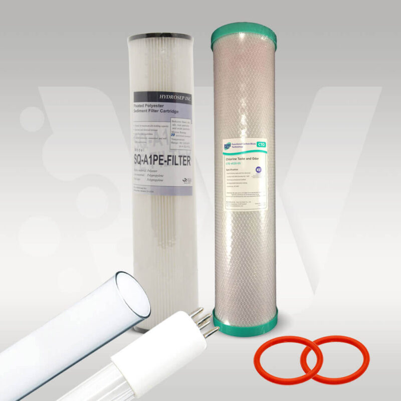 Puretec Hybrid G7 or R2 service kit including filters and UV kit.
