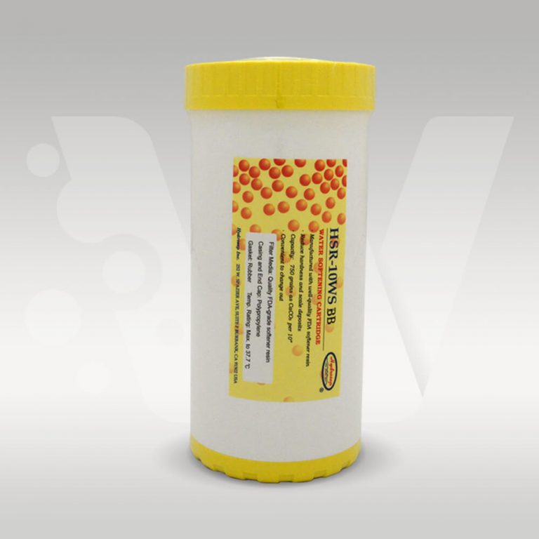 High Capacity Cation Ion Exchange Water Softening Cartridge 10" x 4.5"