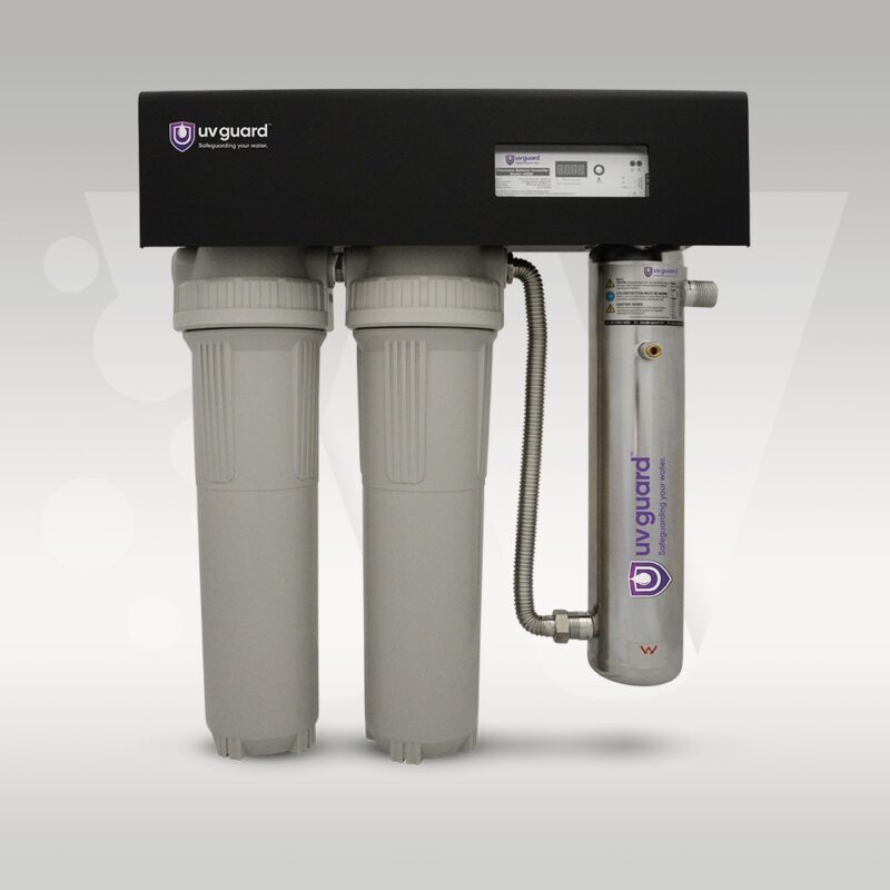 Water Tank Filter System - the UV Guard CWP-55 completed purification system.