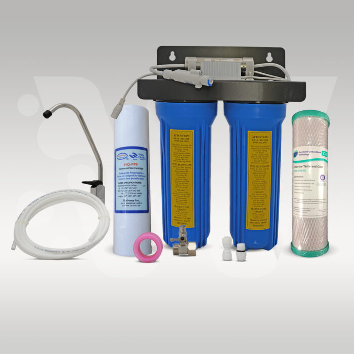 Twin Under Sink Water Filter System With LED UV Steriliser  UV Guard CWP LED