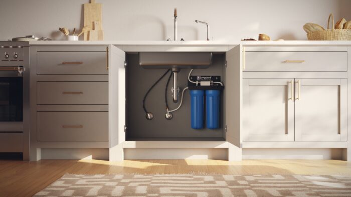 Twin Under Sink Water Filter System With LED UV Steriliser  UV Guard CWP LED - Image 3